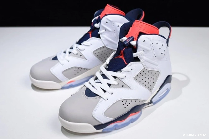Rep 384664-104 Grey-Sail Air 23-Neutral 6 Retro Tinker Jordan White Infrared 0630